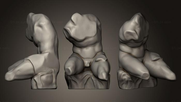 Miscellaneous figurines and statues (Belvedere Torso, STKR_0486) 3D models for cnc